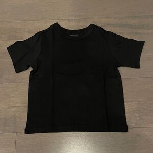 The Children's Place Black Short Sleeve Crewneck Tee